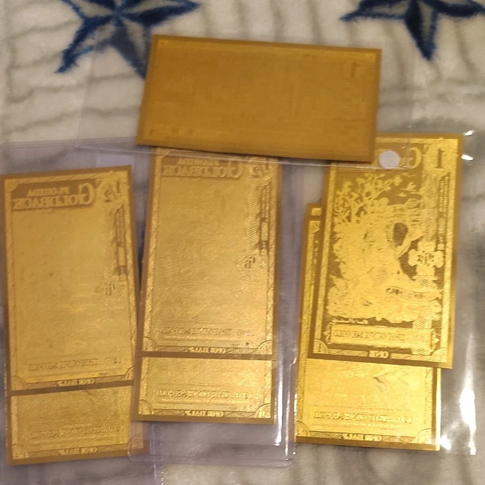 Goldback Collectible Note Set - Metallic Gold Design - Picture 3 of 12